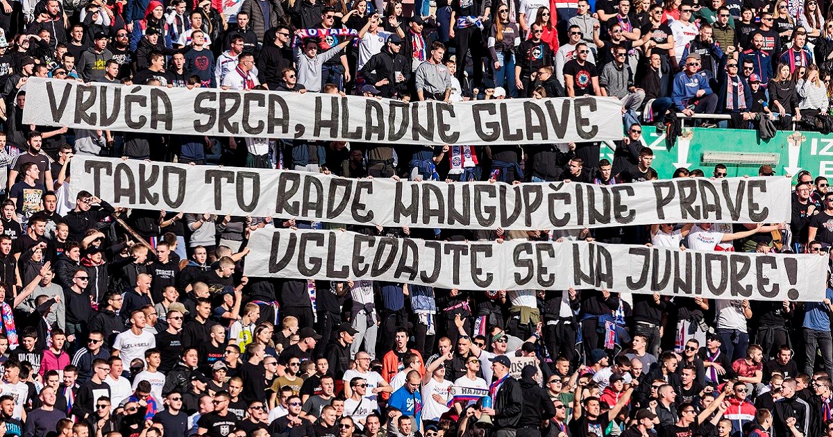 Lokomotiva šokirala Hajduk, Torcida podigla poruku: Ugledajte se na juniore