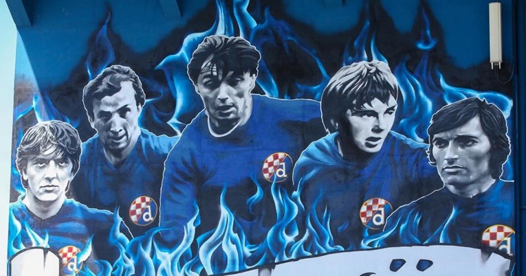 VIDEO Dinamo predstavio mural generaciji 82. Oslikan je ispod zapadne tribine