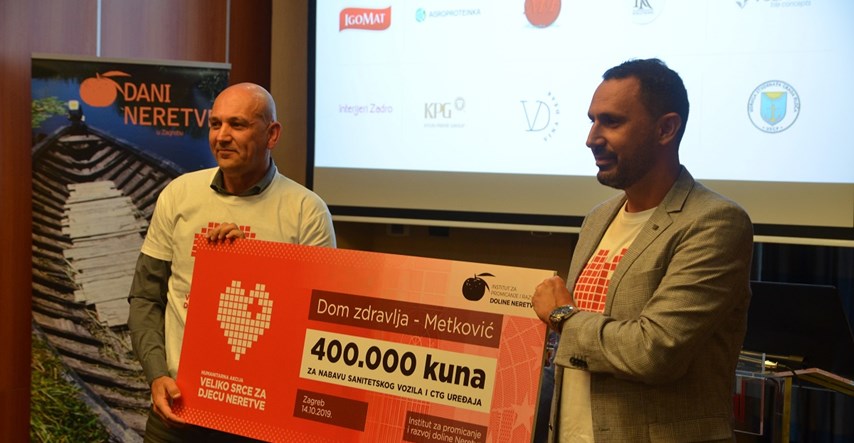 U humanitarnoj akciji skupljeno 400 tisuća kuna za Dom zdravlja u Metkoviću