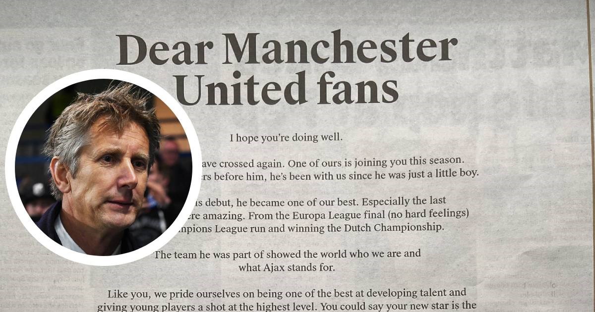 Van der Sar: Dragi navijači Uniteda, Donny je došao sanjati s vama. Pazite ga
