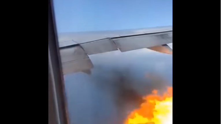 Nad oceanom se zapalio motor aviona s 347 putnika, letio je iz SAD-a za Filipine