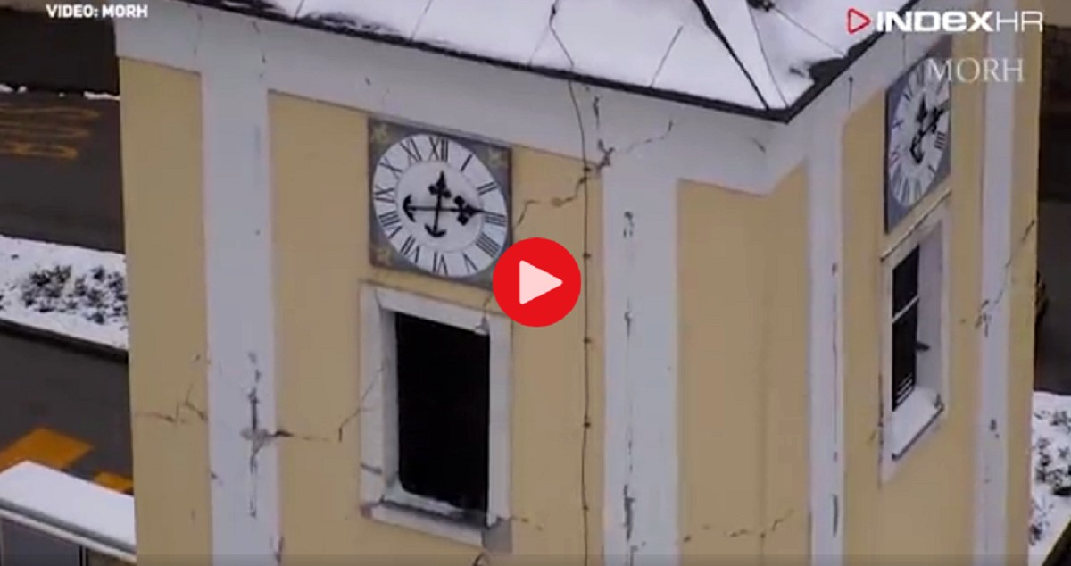 Pogledajte vojne snimke iz zraka, našli su opasna klizišta nakon potresa
