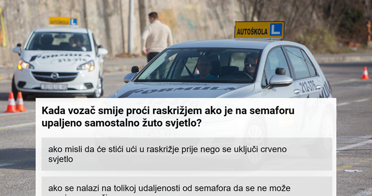 Imate vozačku? Ok, provjerimo biste li prošli pismeni test u autoškoli