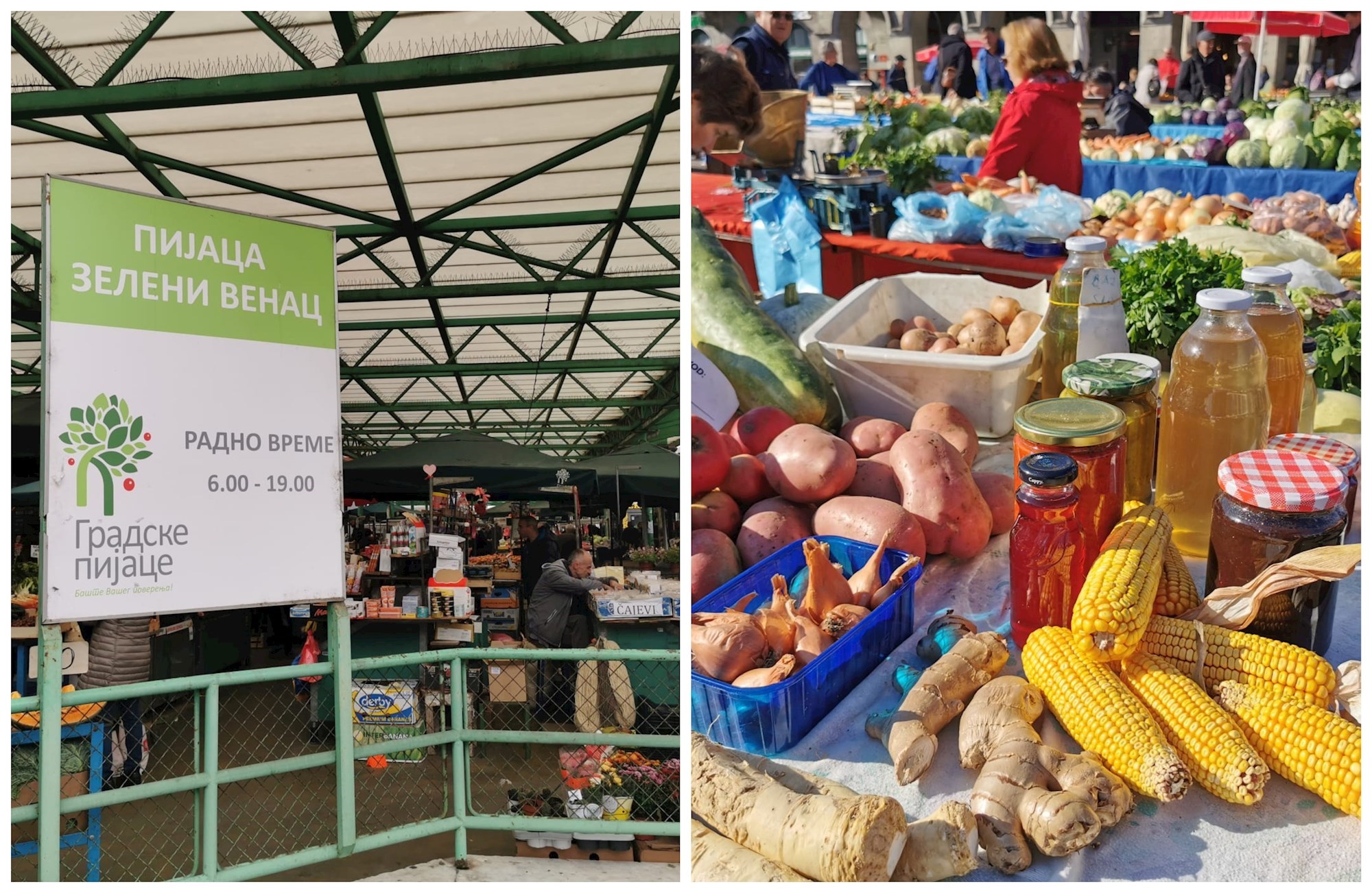 Zagreb vs. Beograd: Pogledajte cijene na tržnicama