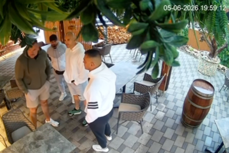 VIDEO Slovenskog borca u kafiću napala četvorica. Propucan je, sve snimila kamera