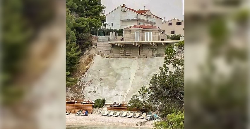 FOTO Širi se slika vile na Hvaru, mještani zgroženi. Investitor: Spasili smo plažu