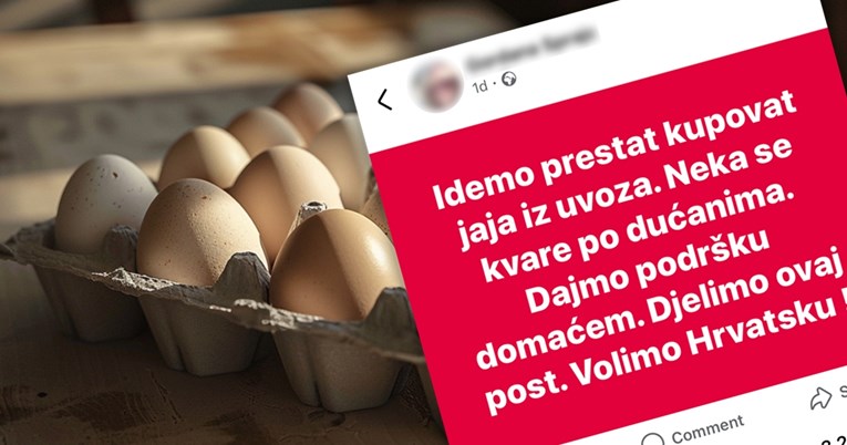Hrvati masovno dijele isti status: "Idemo prestat kupovati jaja iz uvoza"