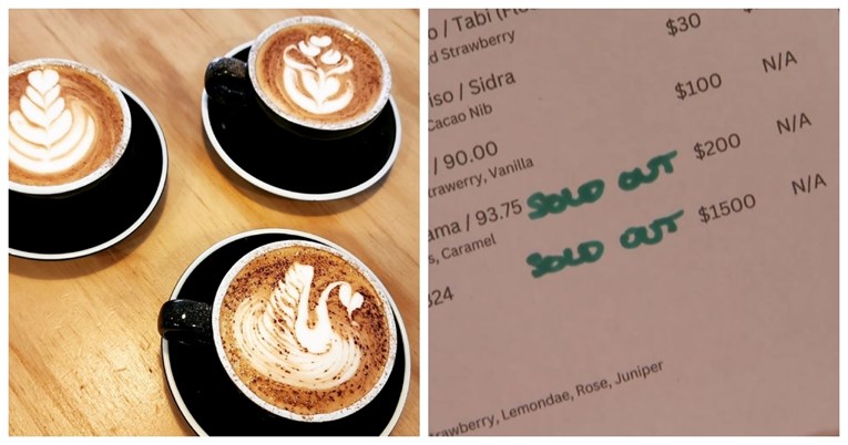 Kafić prodaje šalicu kave po cijeni od 920 eura. Evo po čemu je posebna