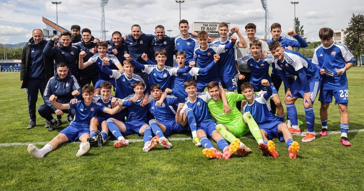 Kadeti Dinama pobijedili Hajduk u derbiju i četiri kola prije kraja osvojili naslov