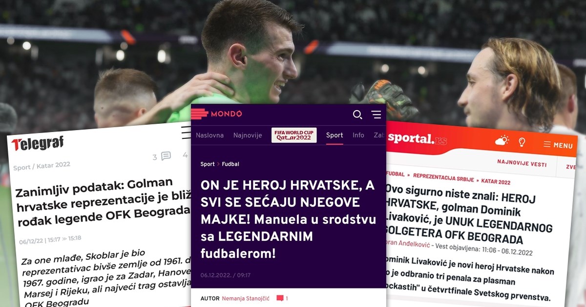 Srpski mediji pišu o Livakovićevom porijeklu: Rođak je legende srpskog nogometa