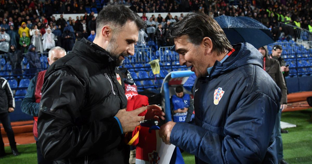 Hit video. Dalić izborniku Crne Gore dao poklon i savjet. Poslušajte što mu je rekao