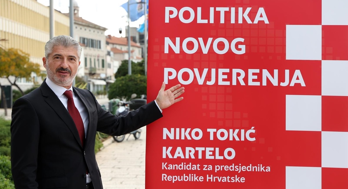 Nezavisni predsjednički kandidat Niko Tokić Kartelo predao dovoljan broj potpisa