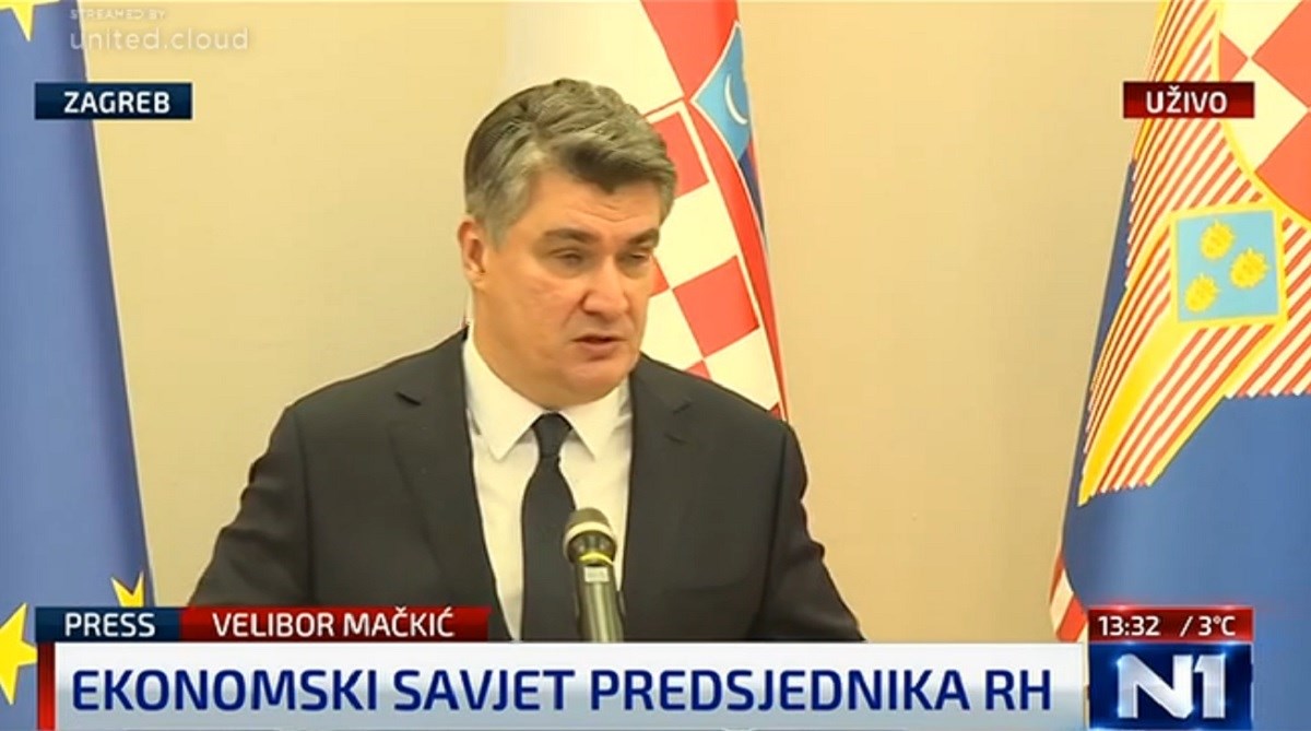 Milanović o svom ekonomskom savjetu: Ovo nije tijelo koje pakosti vladi