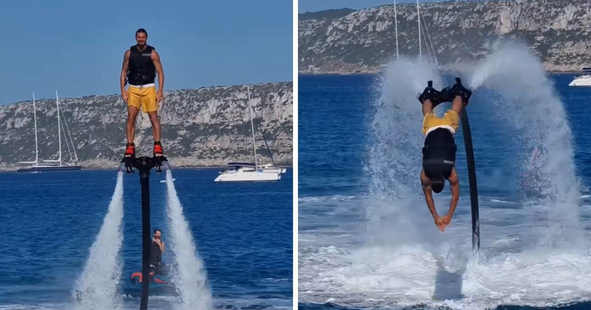 Ibrahimović izvodio akrobacije u moru, usporedio se s Aquamanom 😁