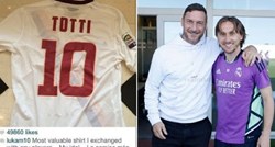 Modrić je 2014. pokazao svetinju, Tottijev dres. Sada mu se Talijan došao pokloniti