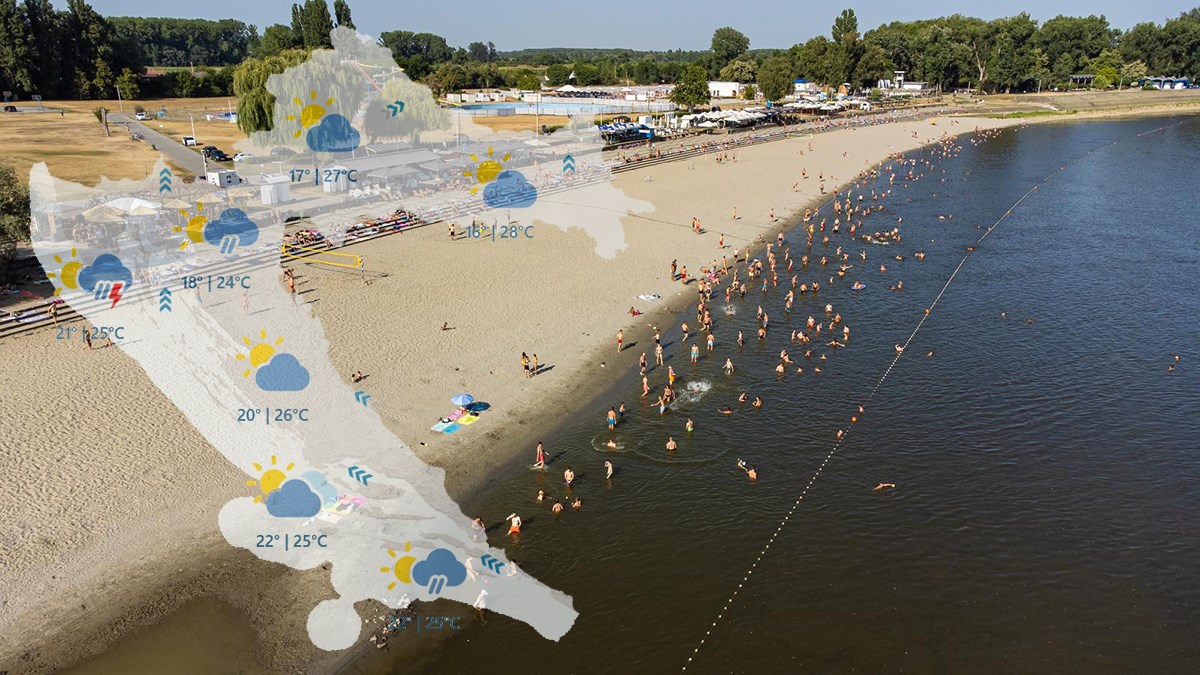 Slavonija će danas biti najtoplija, temperature će biti oko 29. Večeras stiže kiša