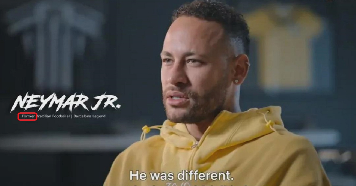 Netflixov titl u dokumentarcu o Ronaldinhu: "Neymar, bivši nogometaš"