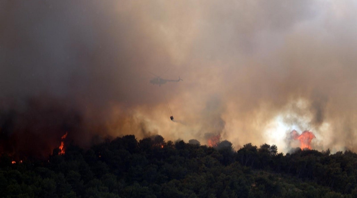 VIDEO Ogroman požar na Čiovu gorio preko 7 sati. Kuće pune pepela, turisti bježali...