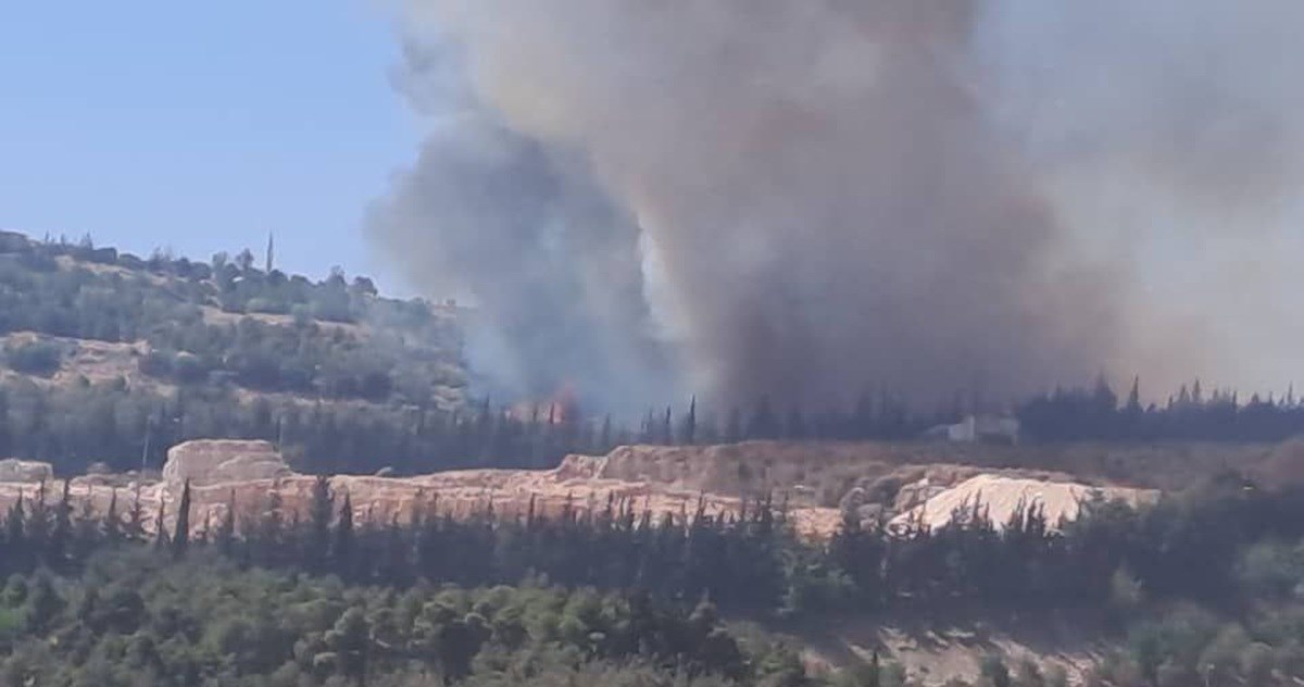 VIDEO Izbio veliki požar u blizini predsjedničke palače u Damasku