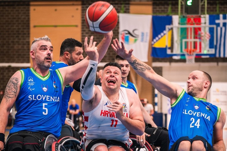 Hrvatska poražena od Slovenije na Europskom prvenstvu u košarci u kolicima