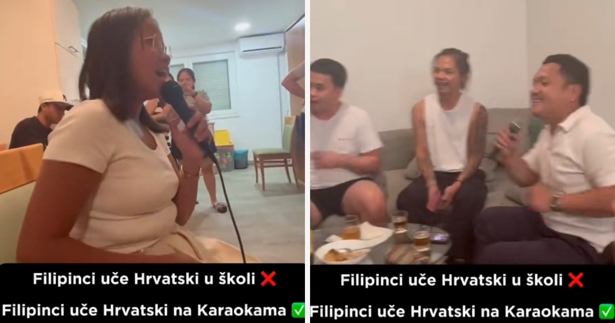 Filipinka pokazala kako s prijateljima pjeva karaoke na hrvatskom: "Tako učimo jezik"
