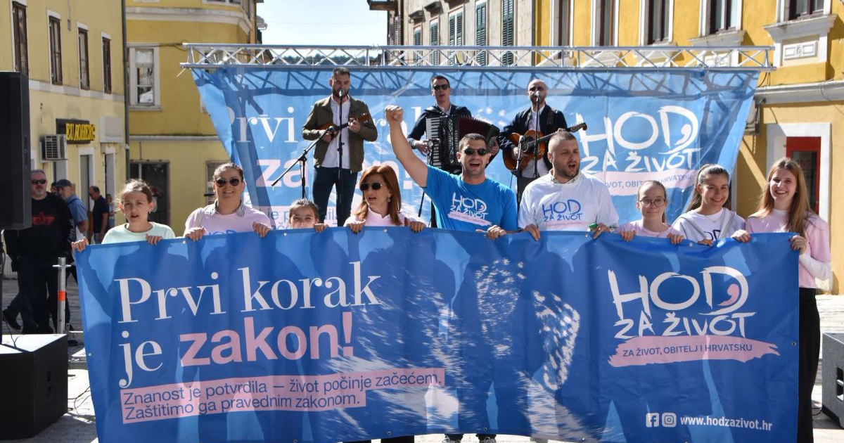 Hod za život prvi put u Puli