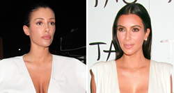 Bianca Censori prošetala u haljini s dekolteom do pupka, sličnu je Kim nosila 2014.