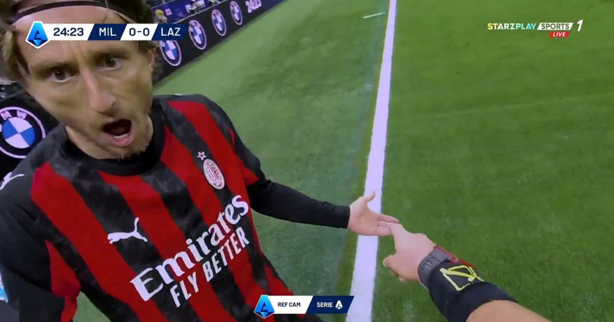 Modrić kako ga nikada niste vidjeli. Kamera na sučevoj glavi ulovila njegov bijes