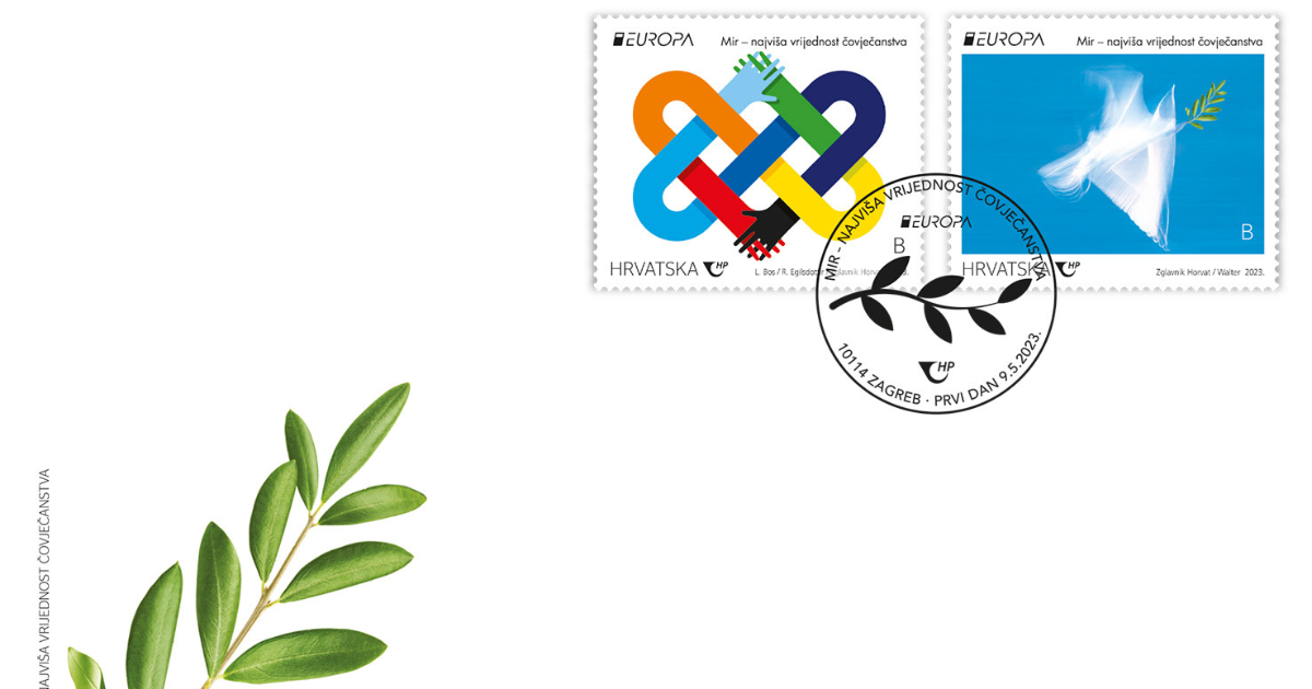 Hrvatska pošta izdaje dvije poštanske marke povodom Dana Europe
