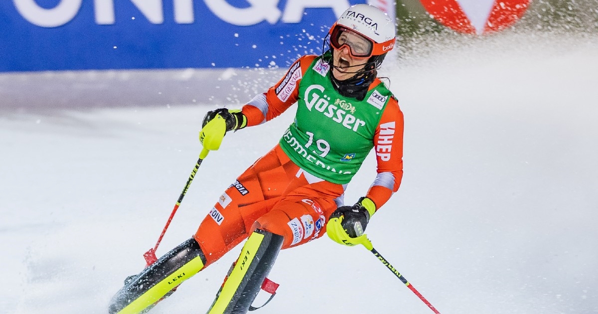 Zrinka Ljutić sa startnim brojem 43 završila 25. u prvoj vožnji veleslaloma