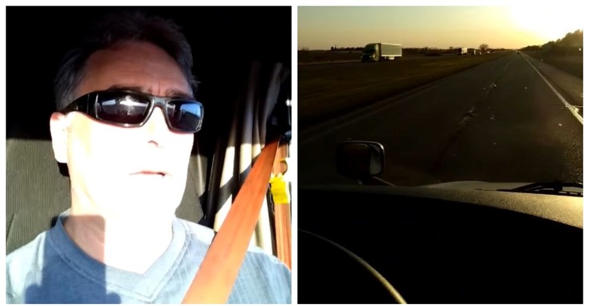 Dean Dvornik pokazao kako radi kao vozač kamiona po SAD-u: Slika govori tisuću riječi
