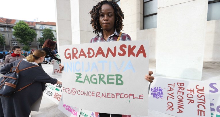 VIDEO U Zagrebu održan prosvjed protiv policijskog nasilja i rasizma