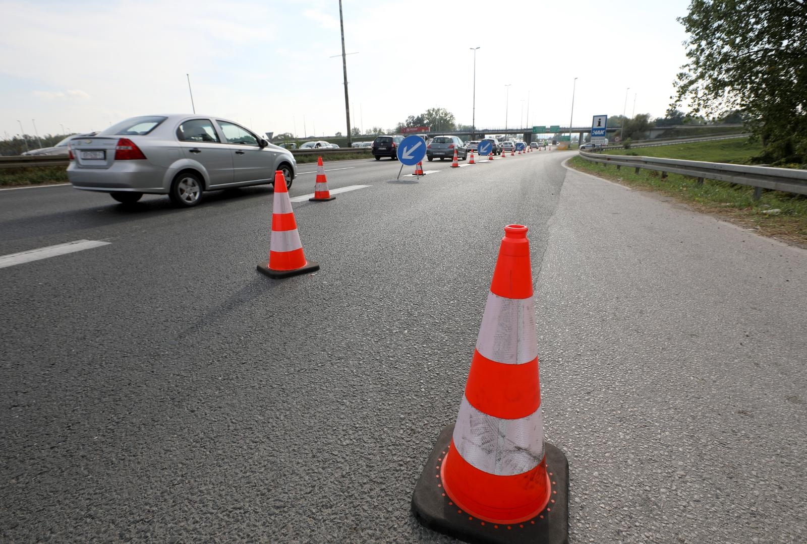 Srna na autocesti, kolona kod Jankomira, prometna kod Pule