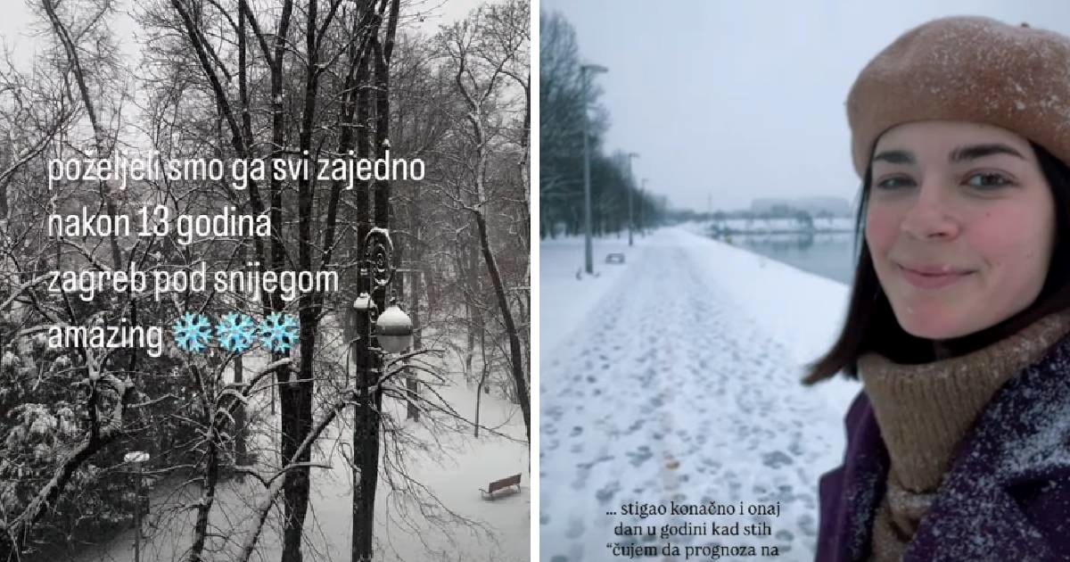 Poznate Hrvatice pokazale kako uživaju u snijegu, Instagram je pun objava