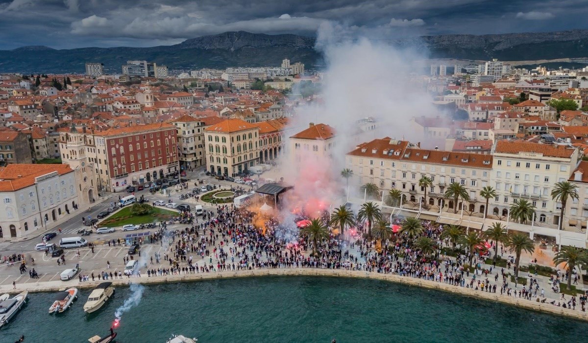 FOTO Ovako splitska Riva izgleda iz zraka