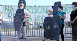 Oko 200 građana prosvjedovalo zbog centra za otpad Marišćina