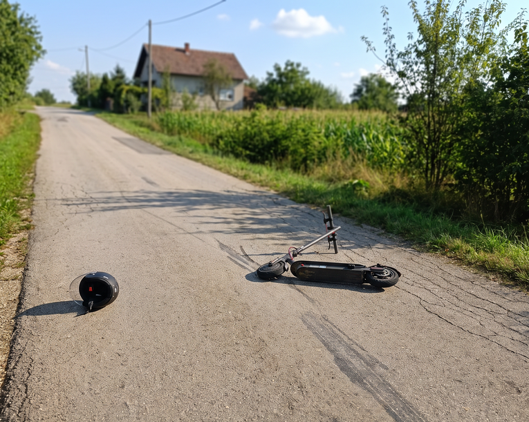 Dvojica mladića pala s romobila od 2000 W. Policija ga oduzela