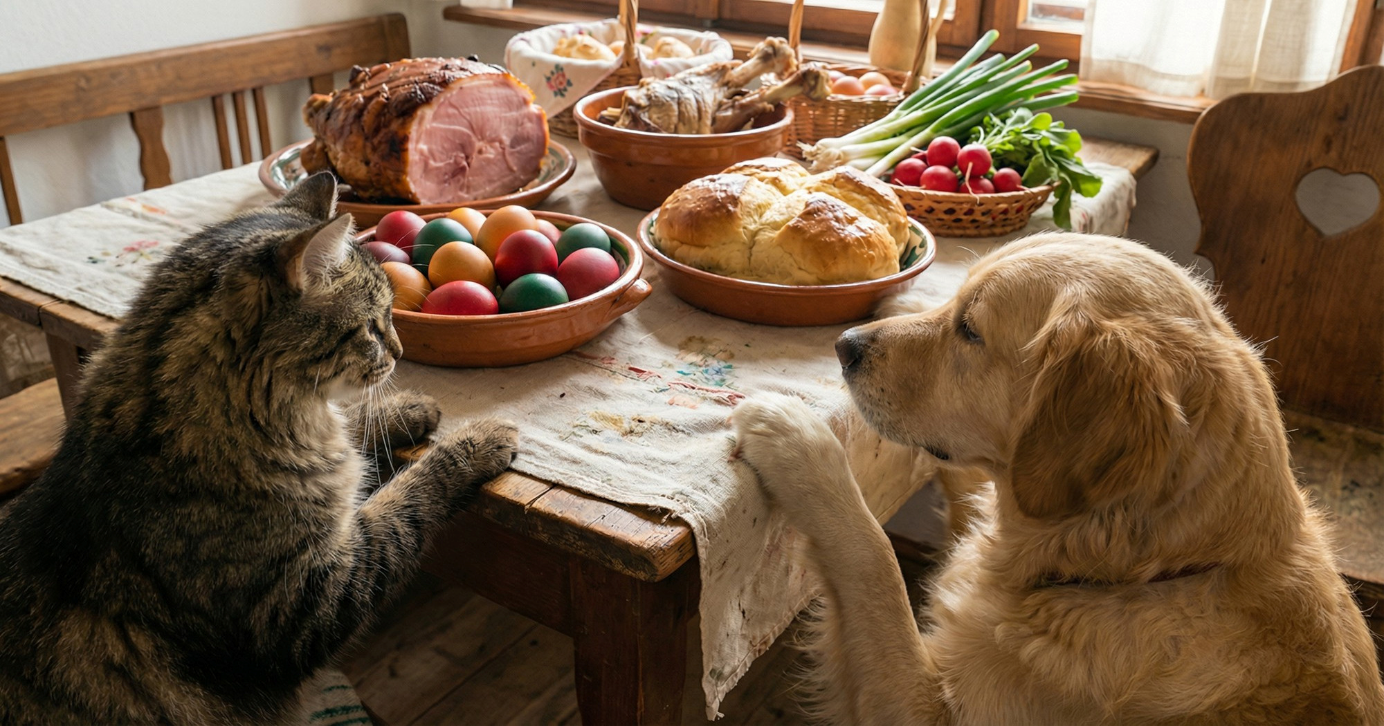 Uskrsni ukrasi i slatkiši velika su opasnost za pse i mačke