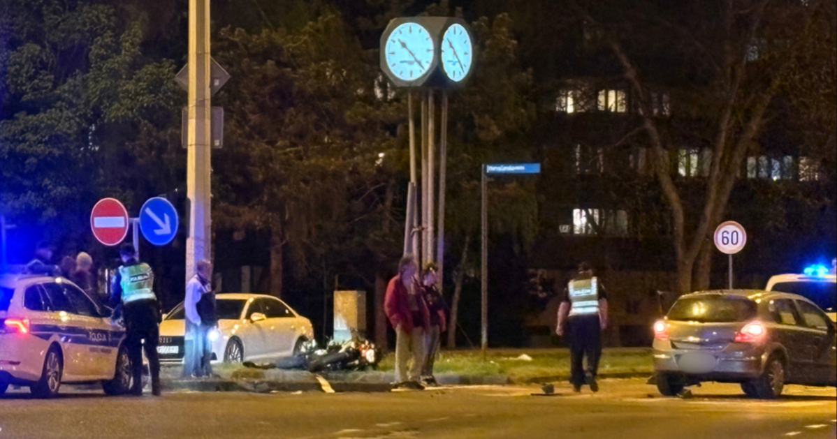 Motociklistica (24) teško ozlijeđena u Zagrebu. Vozač (20) joj oduzeo prednost