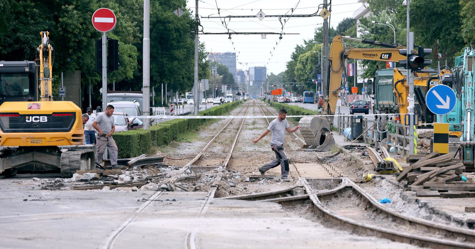 VIDEO Pogledajte kako izgleda zatvoreno gradilište na velikom križanju u Zagrebu