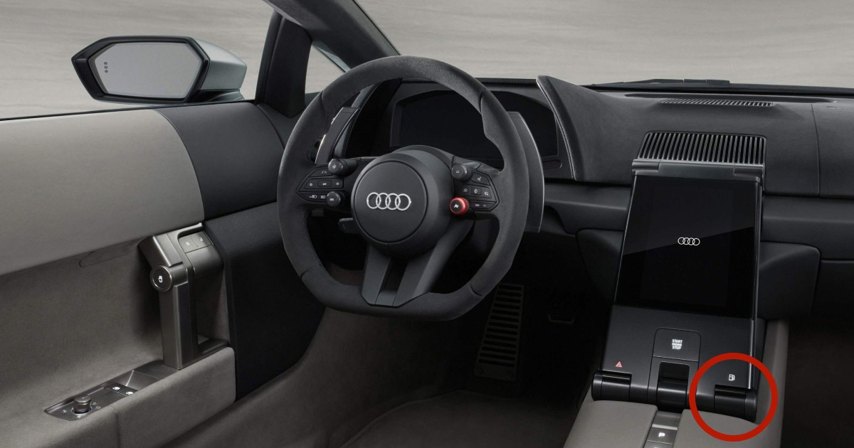 Zašto je Audi stavio ovaj golemi prekidač baš ovdje? Trag vodi do Lamborghinija