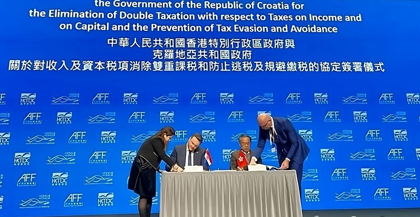 Ministar Primorac u Hong Kongu potpisao ugovor o izbjegavanju dvostrukog oporezivanja
