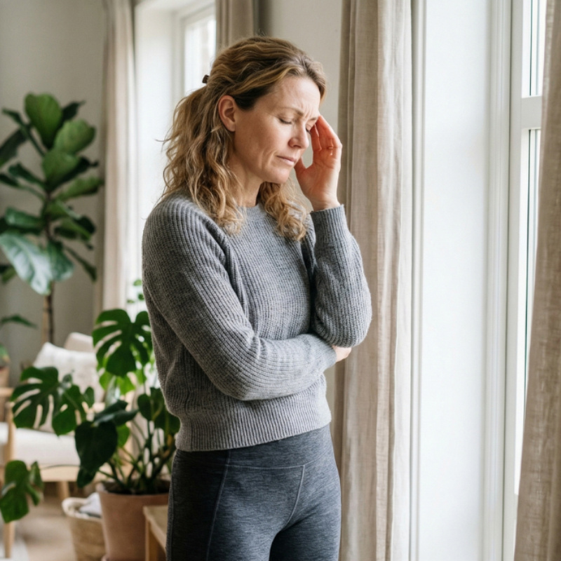 Home 6 Woman focused on dieting and food restriction