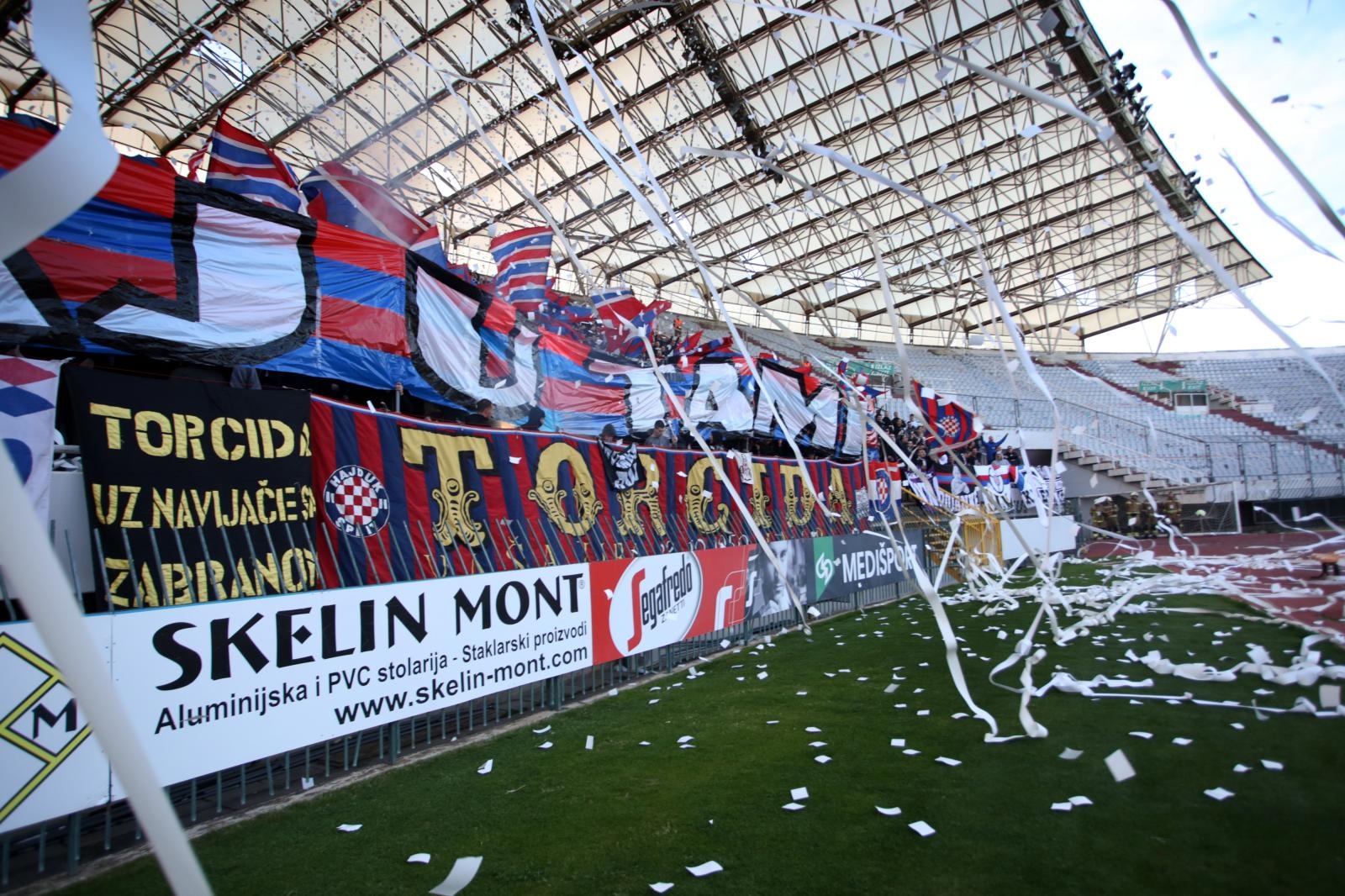 Hajduk se priključio istoj akciji kao Dinamo i Rijeka pa oduševio svoje navijače