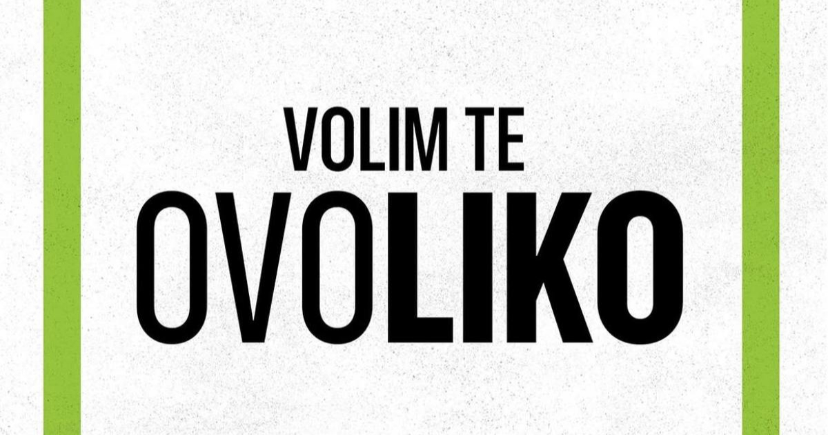 Sarajevski umjetnik poklonio Ličanima vizual: "Volim te ovoLIKO"