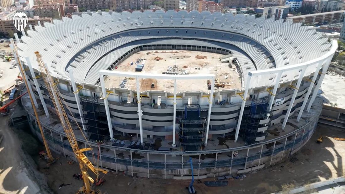 Valencia gradi stadion od 70.044 mjesta za 350 milijuna eura. Ovako trenutno izgleda