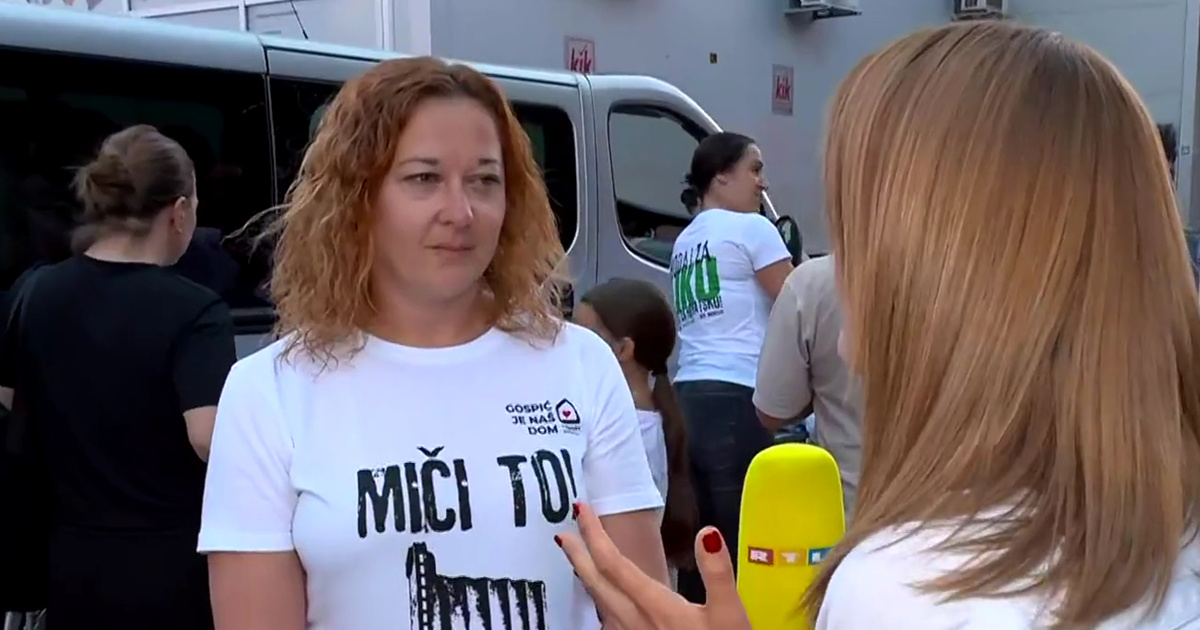 Članica inicijative Gospićana: Naš plan nije nikada bio izaći na ulice