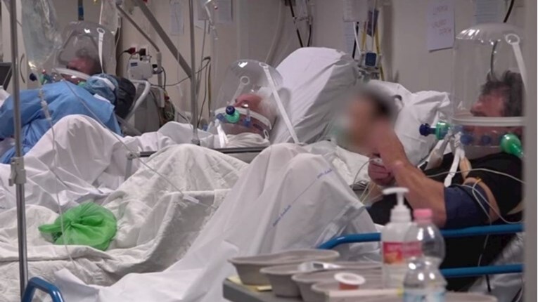 Potresan video iz talijanske bolnice. Kaos, ljudi jedva dišu, mnogi umiru