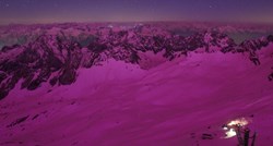Ovako izgledaju Alpe kad ih obasja polarna svjetlost