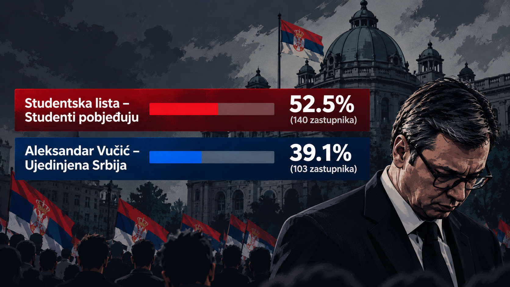 Studenti proglasili pobjedu. Vučić priznao poraz